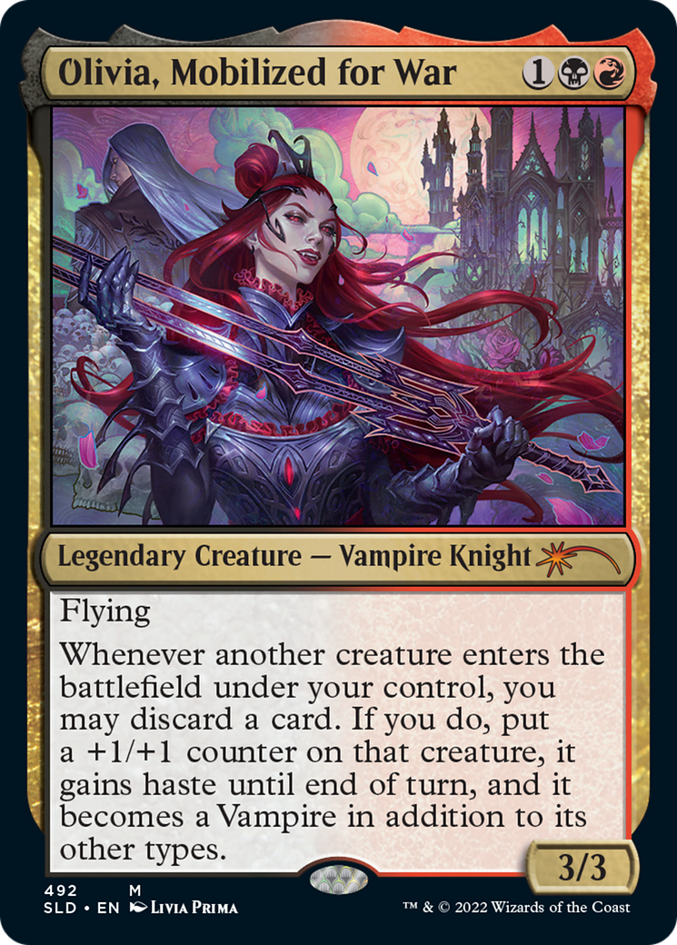 Olivia, Mobilized for War (SLD-492) [Secret Lair Drop] Foil