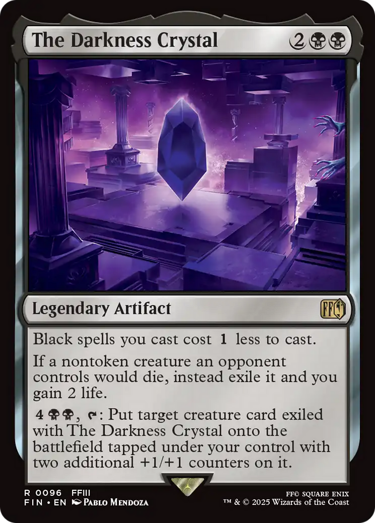 The Darkness Crystal (FIN-096) [FINAL FANTASY] Foil