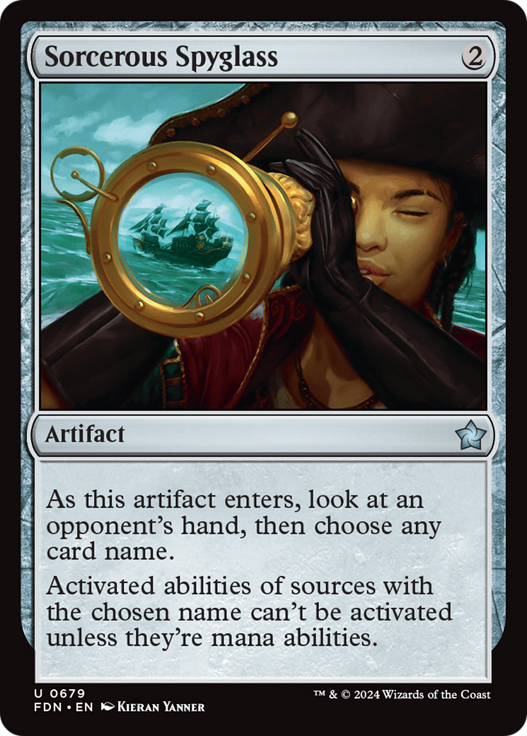 Sorcerous Spyglass (FDN-679) [Foundations]
