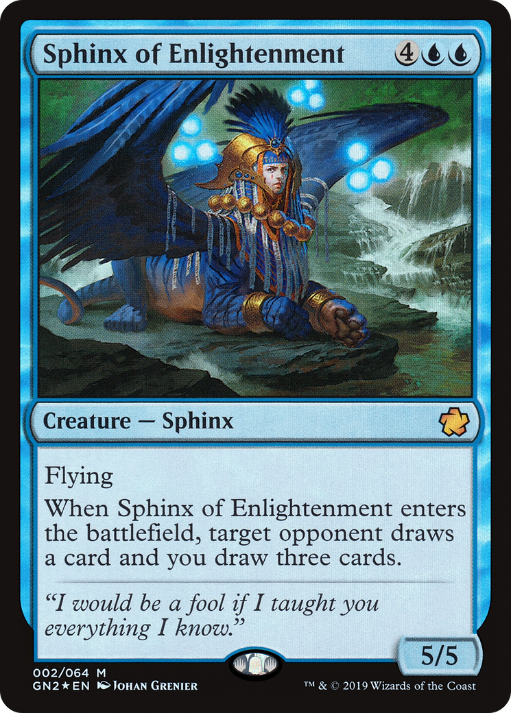 Sphinx of Enlightenment (GN2-002) [Game Night 2019] Foil