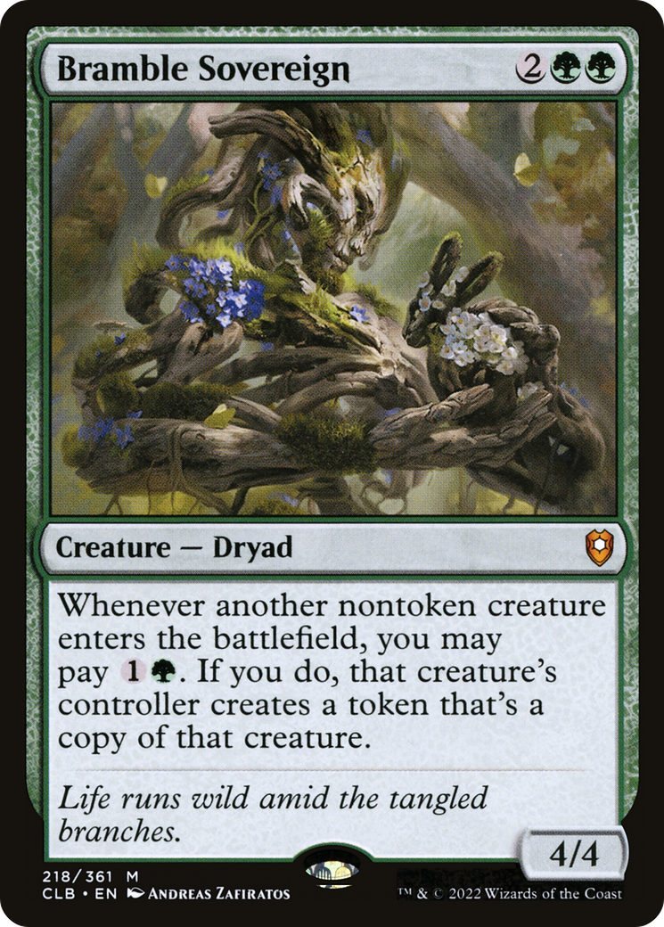 Bramble Sovereign (CLB-218) [Commander Legends: Battle for Baldur's Gate] Foil
