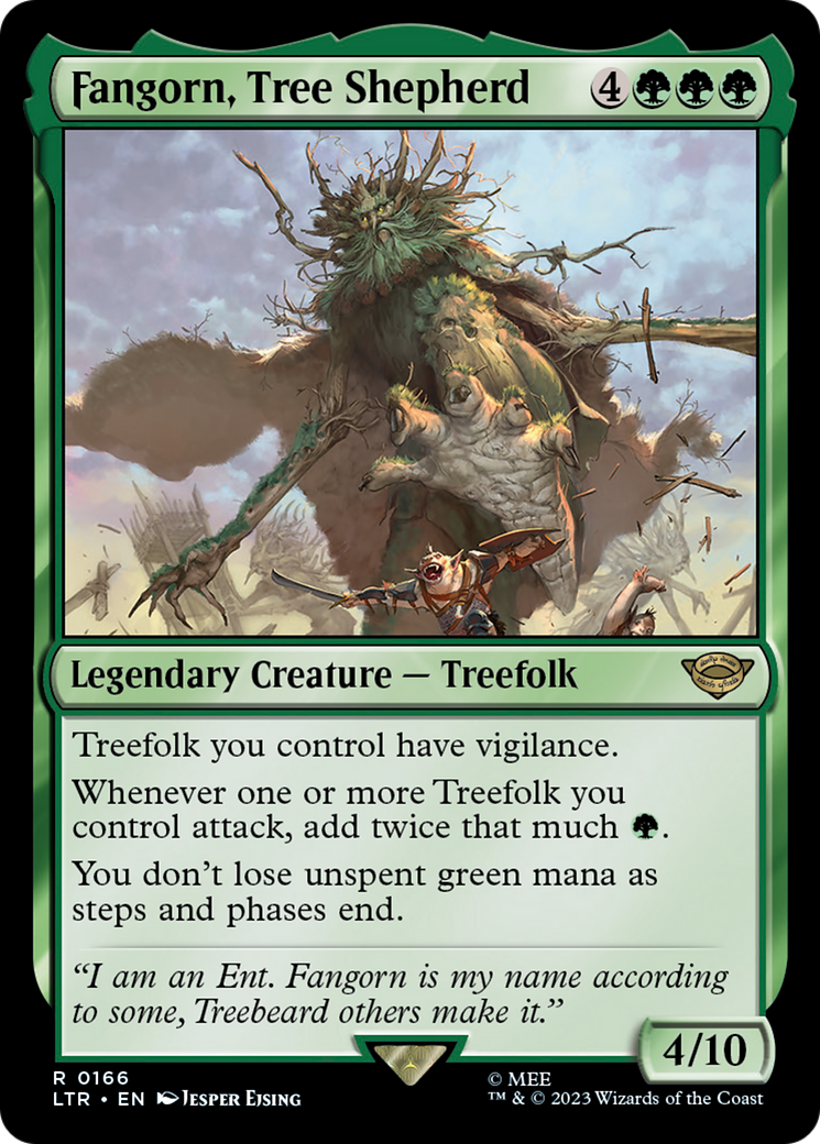 Fangorn, Tree Shepherd (LTR-166) [The Lord of the Rings: Tales of Middle-earth] Foil