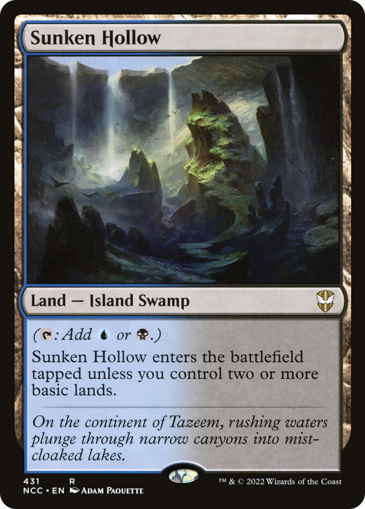 Sunken Hollow (NCC-431) [New Capenna Commander]