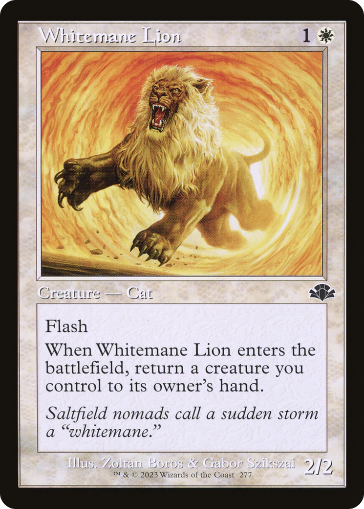 Whitemane Lion (DMR-277) [Dominaria Remastered] Foil