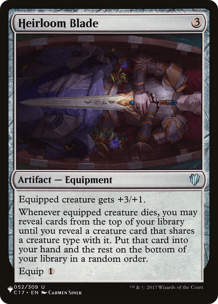 Heirloom Blade (LIST-C17-52) [The List]