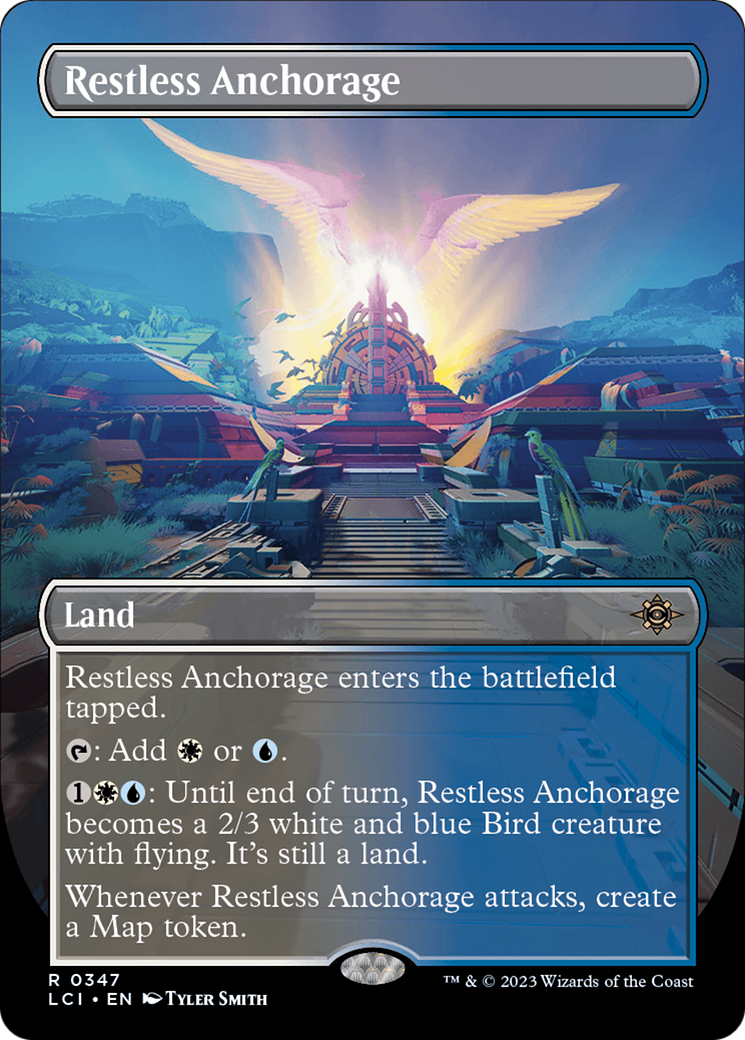 Restless Anchorage (LCI-347) [The Lost Caverns of Ixalan] (Borderless) Foil