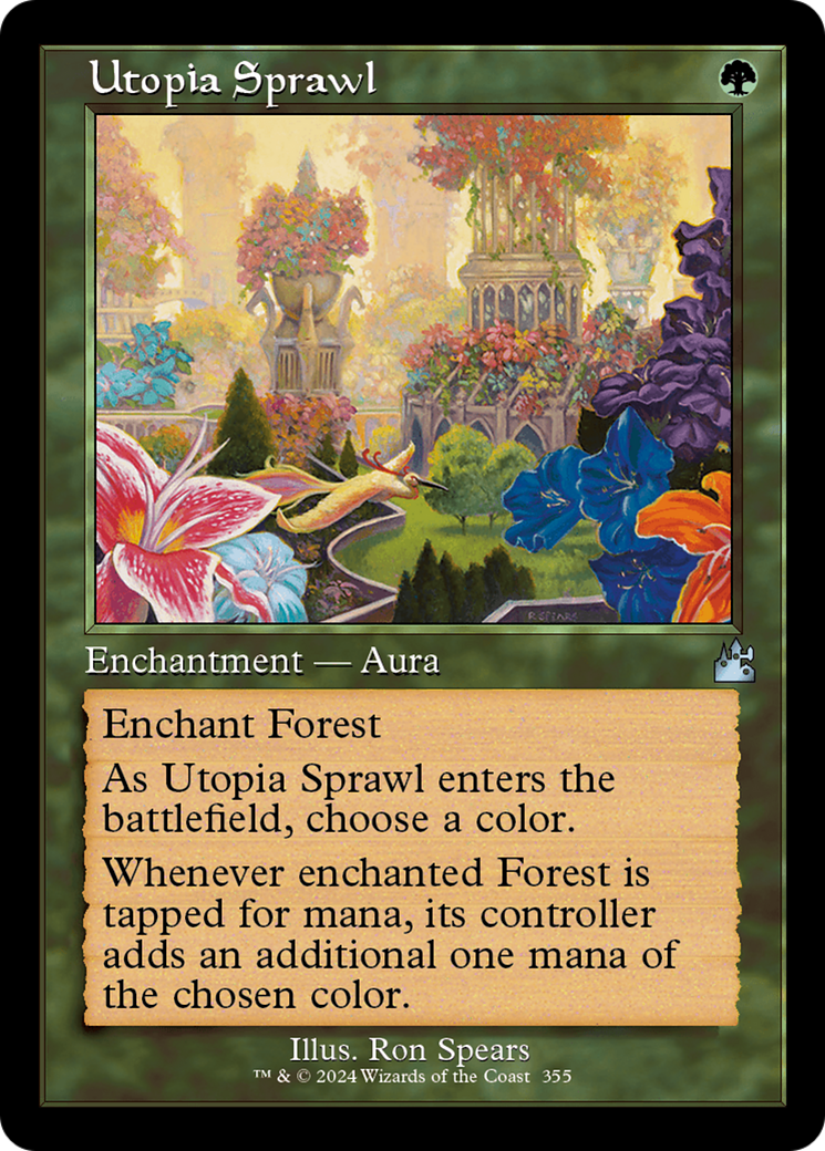 Utopia Sprawl (RVR-355) [Ravnica Remastered] Foil
