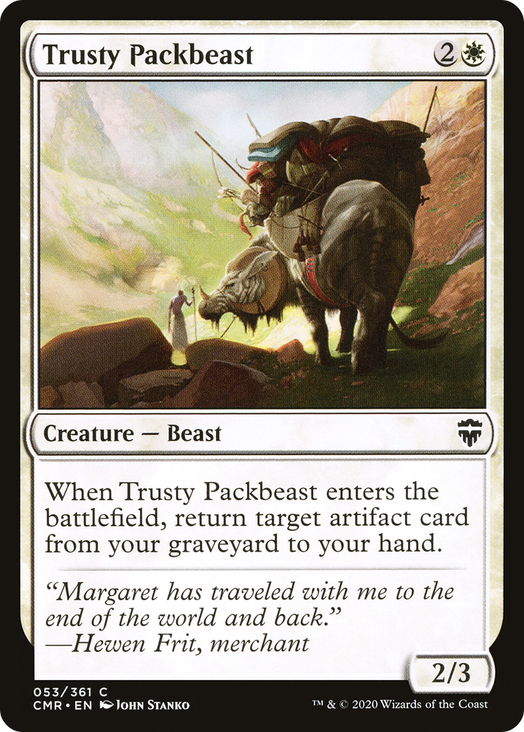 Trusty Packbeast (CMR-053) [Commander Legends]