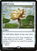 Gilded Lotus (PRE-215S) [Dominaria Promos] Foil