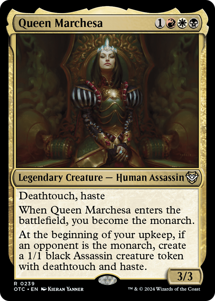 Queen Marchesa (OTC-239) [Outlaws of Thunder Junction Commander]