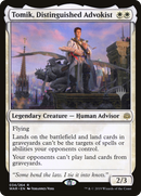 Tomik, Distinguished Advokist (PPELD-34P) [Promo Pack: War of the Spark Promos]