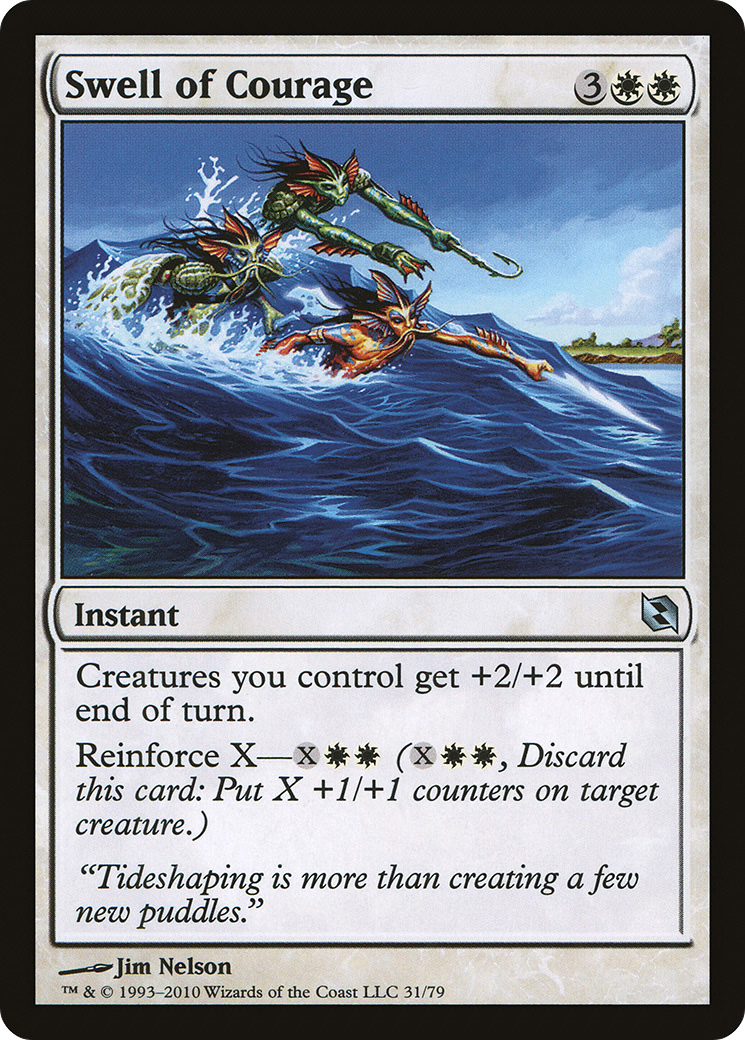 Swell of Courage (DDF-031) [Duel Decks: Elspeth vs. Tezzeret]