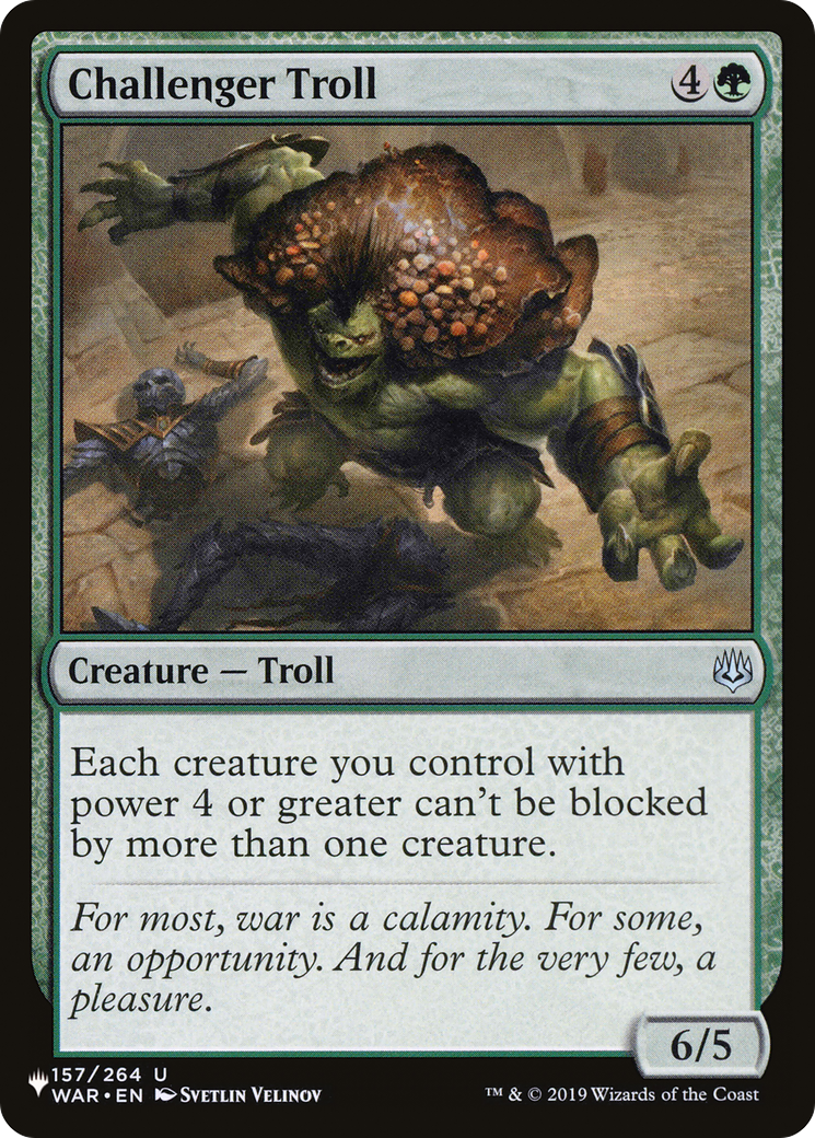 Challenger Troll (LIST-WAR-157) [The List]