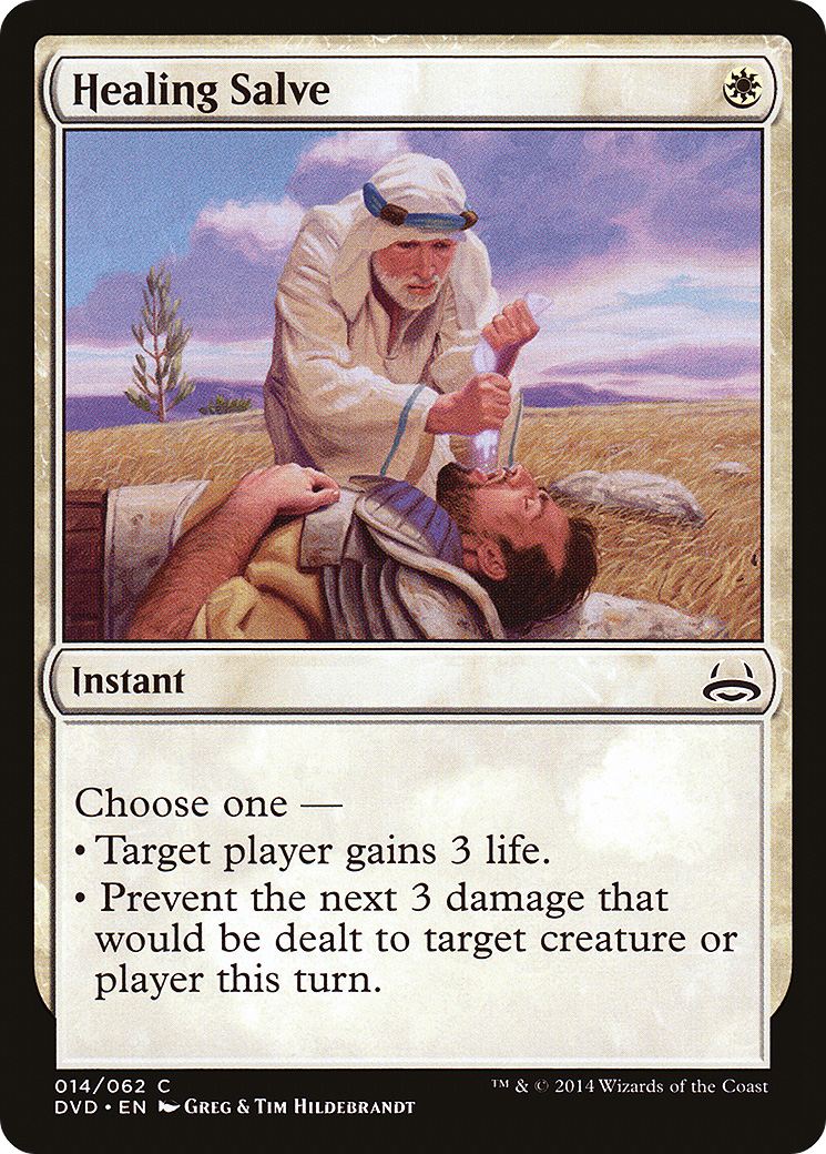 Healing Salve (DD3-014) [Duel Decks Anthology: Divine vs. Demonic]