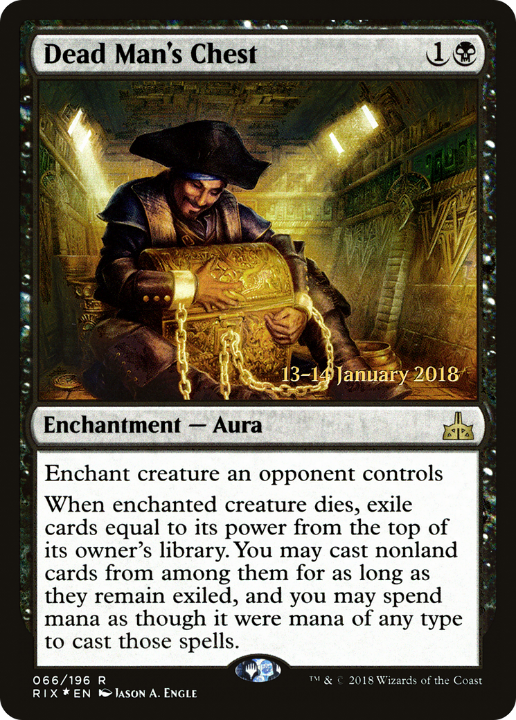 Dead Man's Chest (PRE-66S) [Rivals of Ixalan Promos] Foil