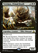 Tetzimoc, Primal Death (PRE-86S) [Rivals of Ixalan Promos] Foil