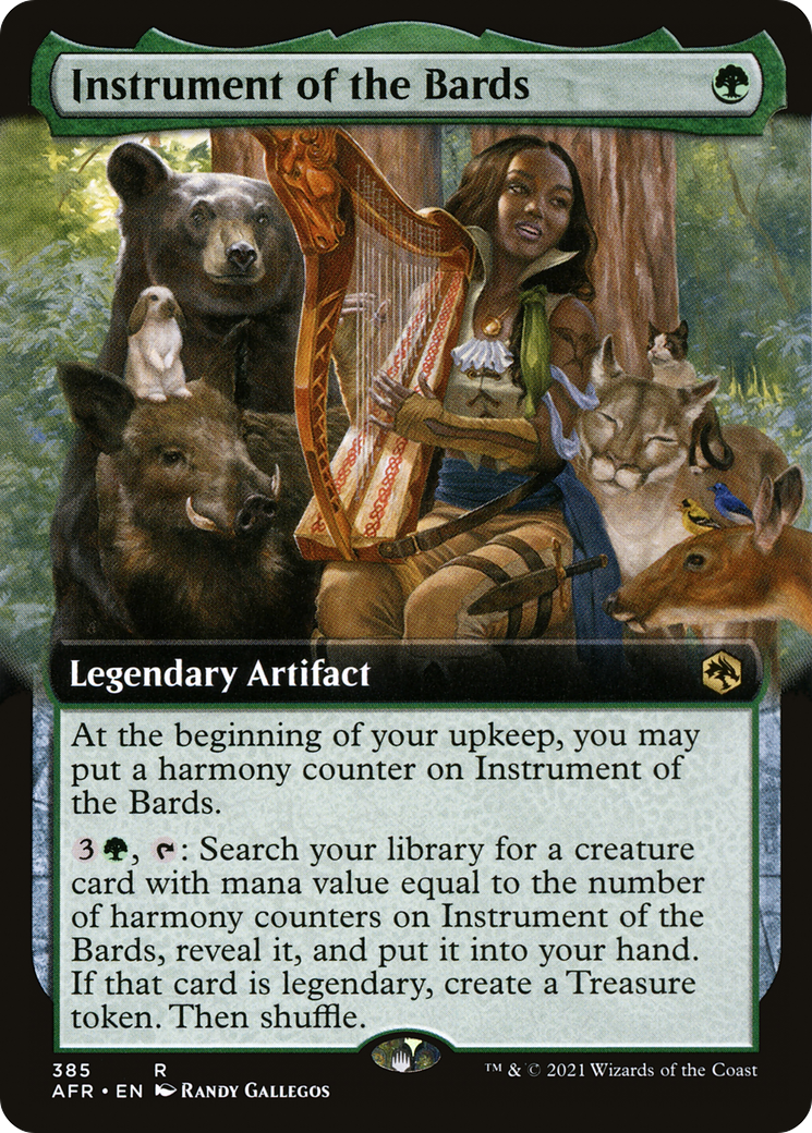 Instrument of the Bards (Extended Art) (AFR-385) [Adventures in the Forgotten Realms]