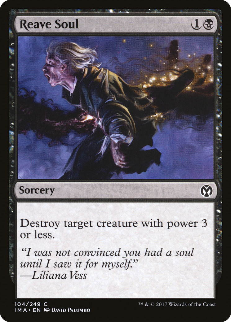 Reave Soul (IMA-104) [Iconic Masters] Foil