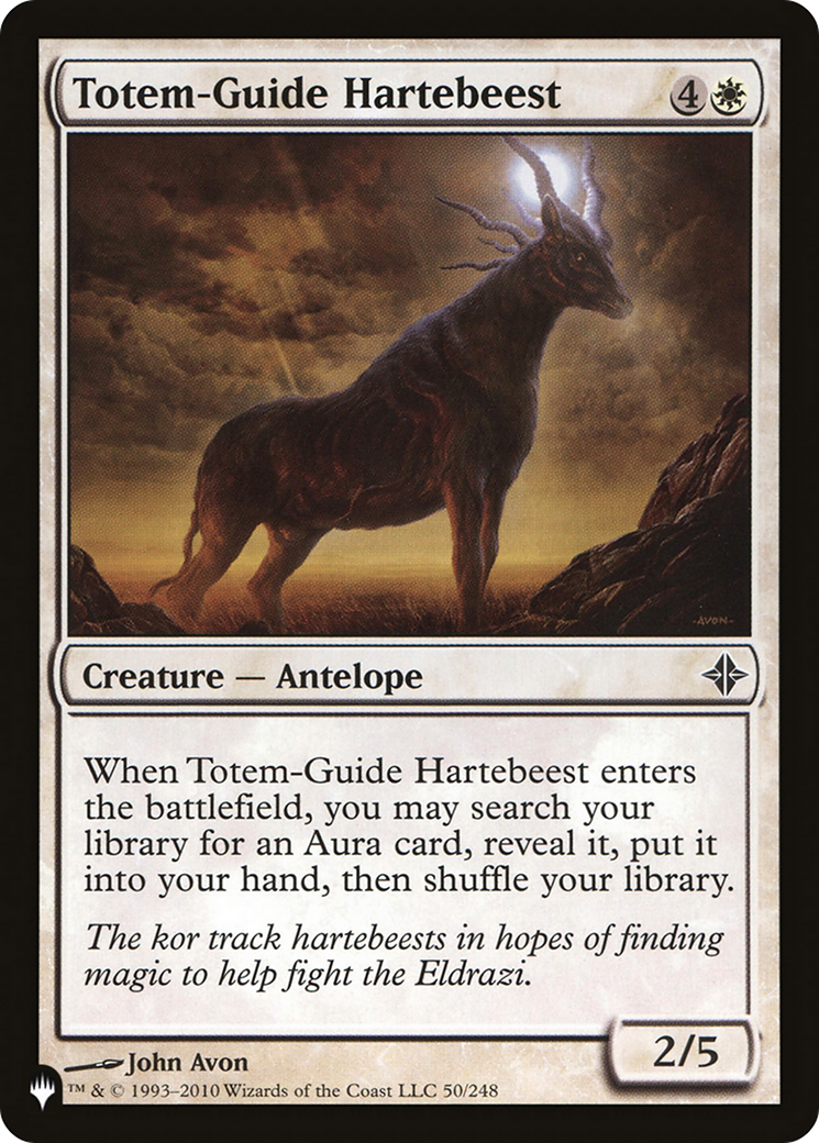 Totem-Guide Hartebeest (LIST-ROE-50) [The List]