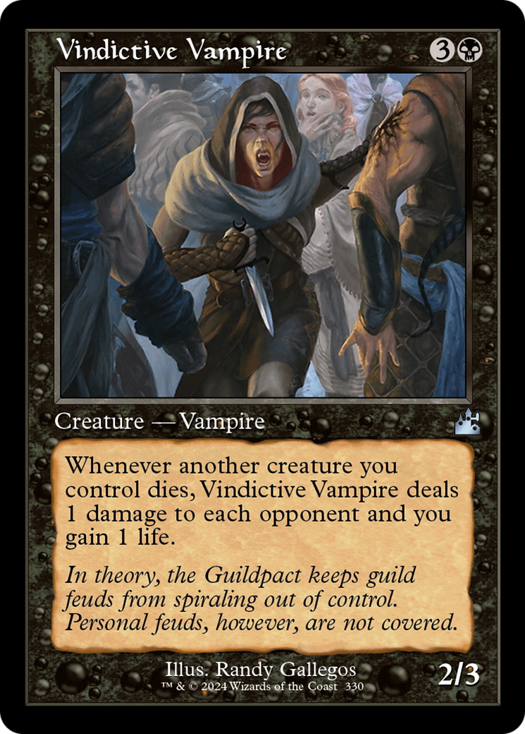 Vindictive Vampire (RVR-330) [Ravnica Remastered]
