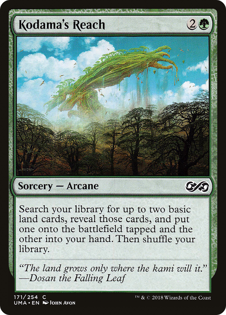 Kodama's Reach (UMA-171) [Ultimate Masters] Foil