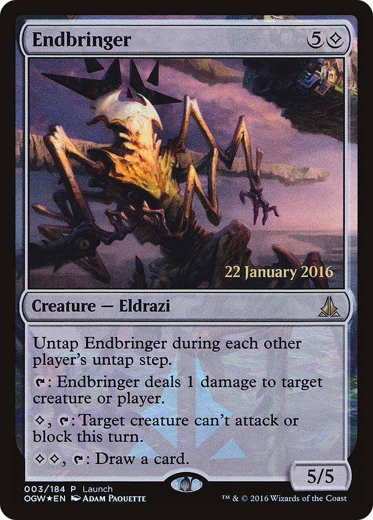 Endbringer (LARP-003) [Oath of the Gatewatch Promos] Foil