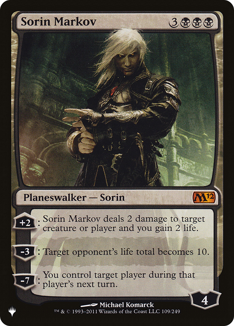 Sorin Markov (M12) (LIST-M12-109) [The List]