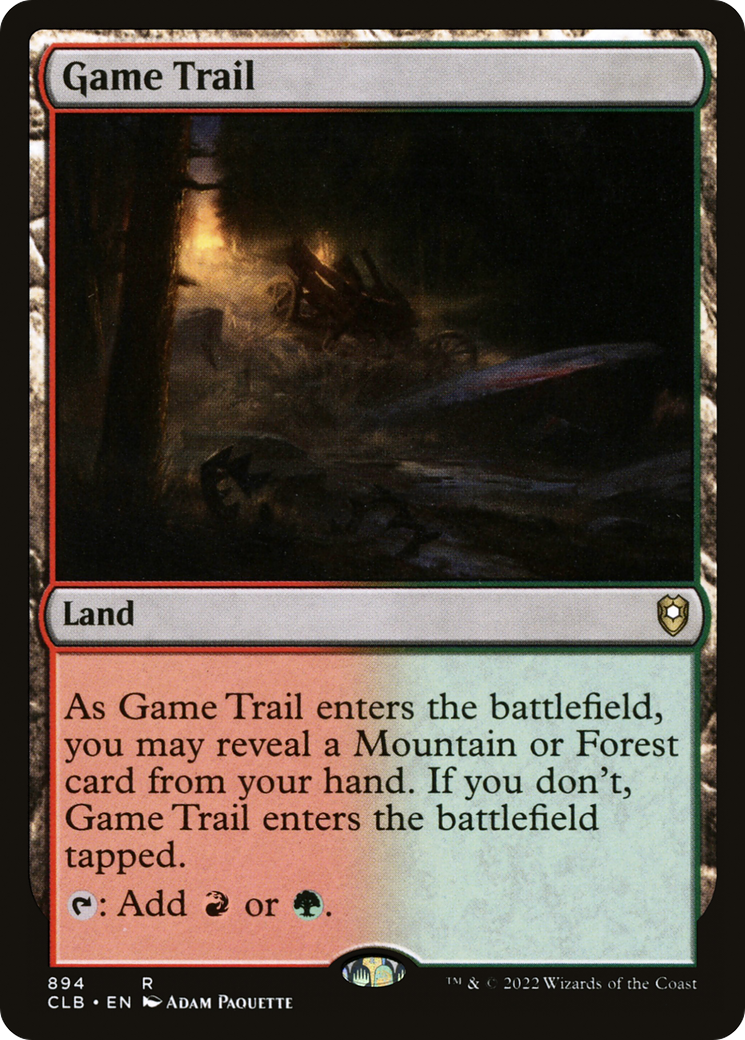Game Trail (CLB-894) [Commander Legends: Battle for Baldur's Gate]
