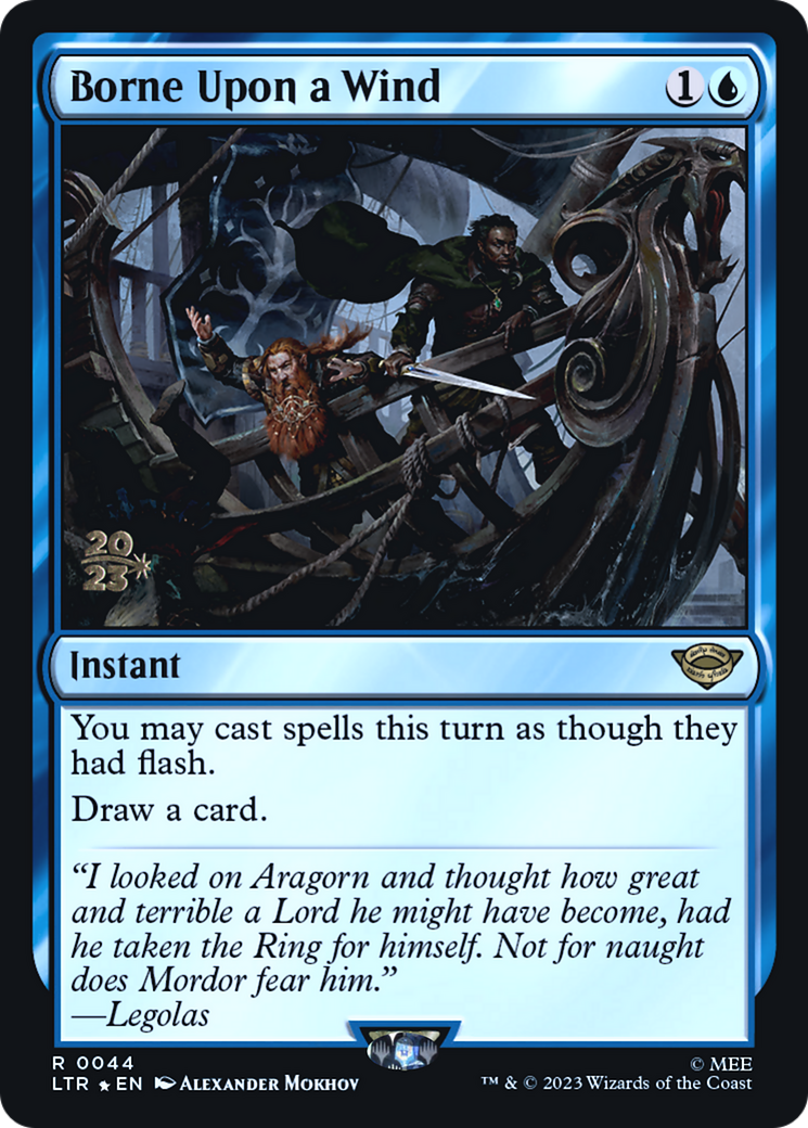 Borne Upon a Wind (PRE-044) [Tales of Middle-earth Promos] Foil