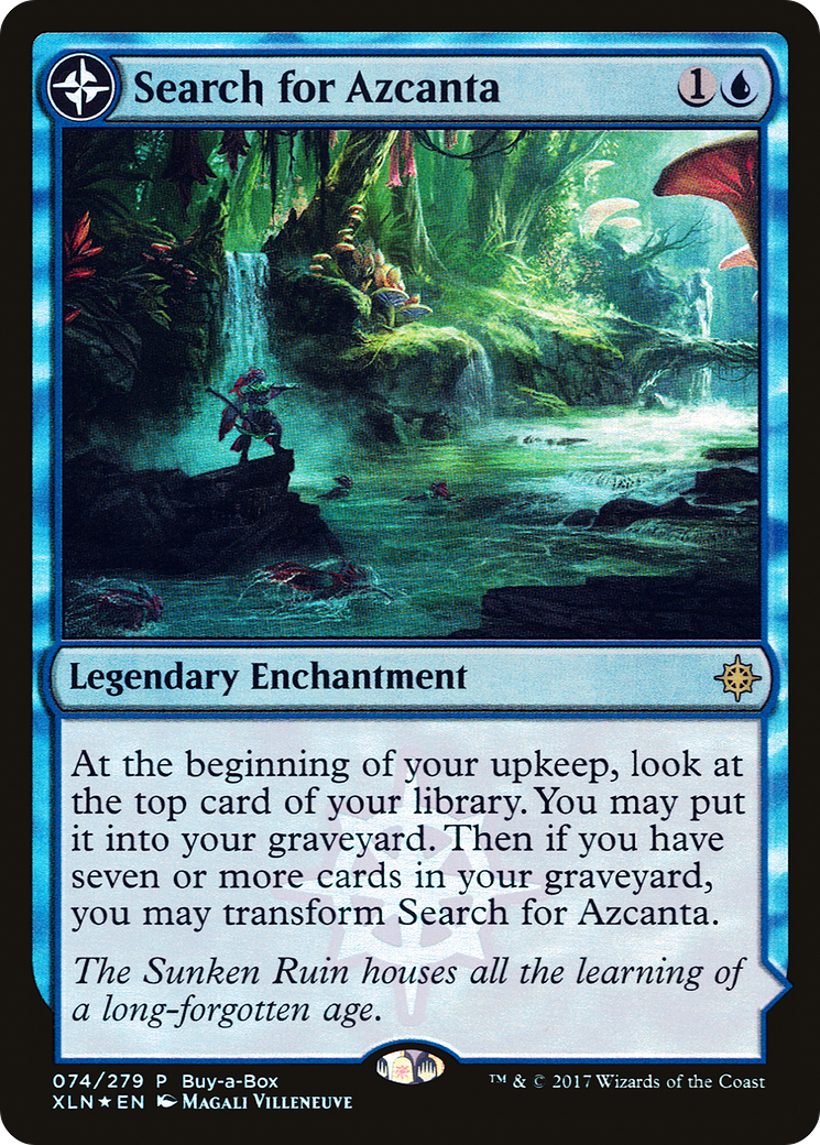 Search for Azcanta // Azcanta, the Sunken Ruin (BABP-074) [XLN Treasure Chest]: (compasslanddfc) Foil