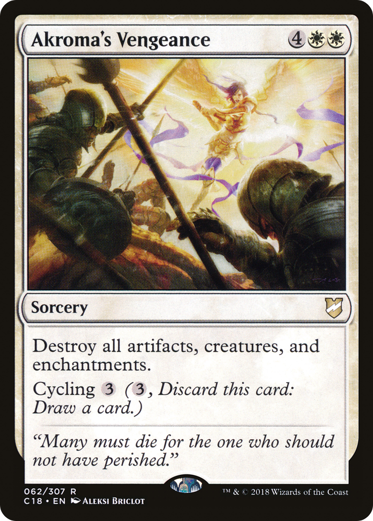 Akroma's Vengeance (C18-062) [Commander 2018]