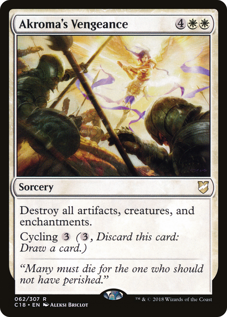 Akroma's Vengeance (C18-062) [Commander 2018]