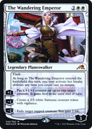 The Wandering Emperor (PRE-042) [Kamigawa: Neon Dynasty Promos] Foil