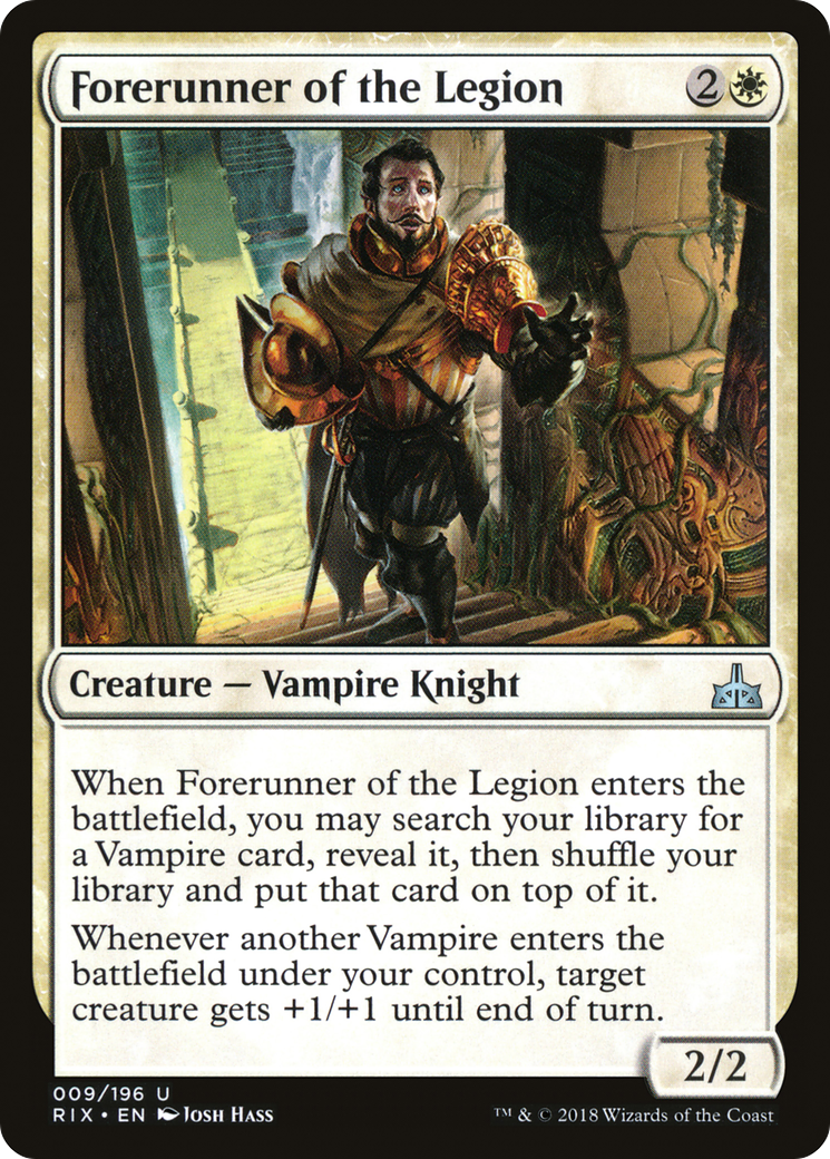 Forerunner of the Legion (RIX-009) [Rivals of Ixalan] Foil