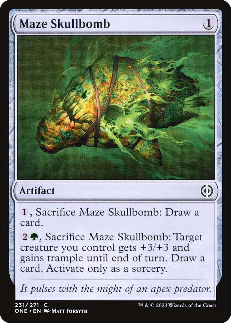 Maze Skullbomb (ONE-231) [Phyrexia: All Will Be One]