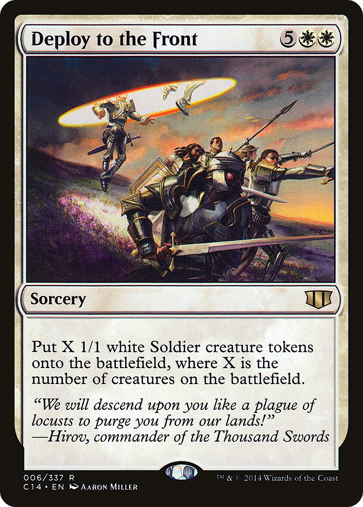 Deploy to the Front (C14-006) [Commander 2014]