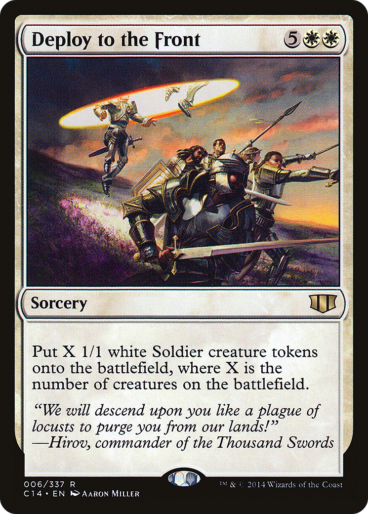 Deploy to the Front (C14-006) [Commander 2014]