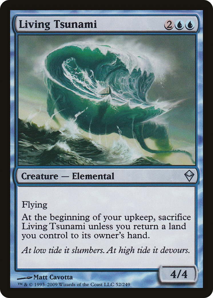 Living Tsunami (ZEN-052) [Zendikar] Foil