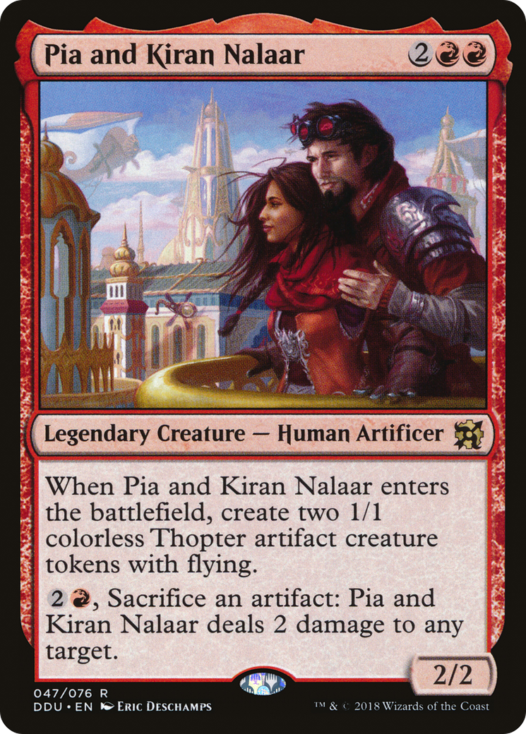 Pia and Kiran Nalaar (DDU-047) [Duel Decks: Elves vs. Inventors]