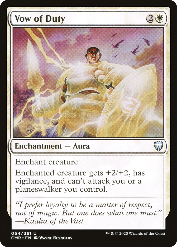 Vow of Duty (CMR-054) [Commander Legends] Foil