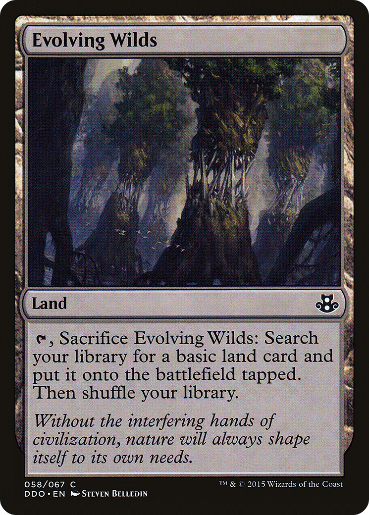 Evolving Wilds (DDO-058) [Duel Decks: Elspeth vs. Kiora]