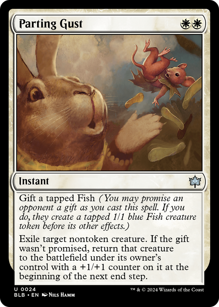 Parting Gust (BLB-024) [Bloomburrow] Foil