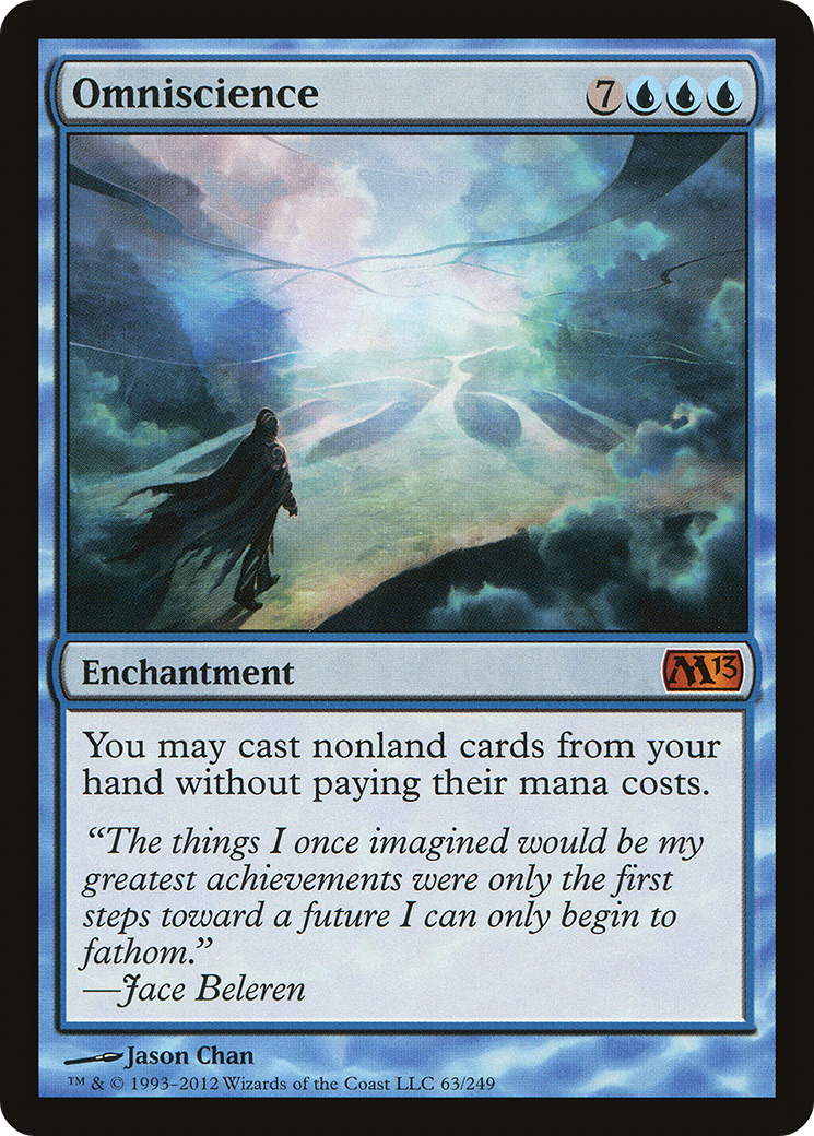 Omniscience (M13-063) [Magic 2013] Foil