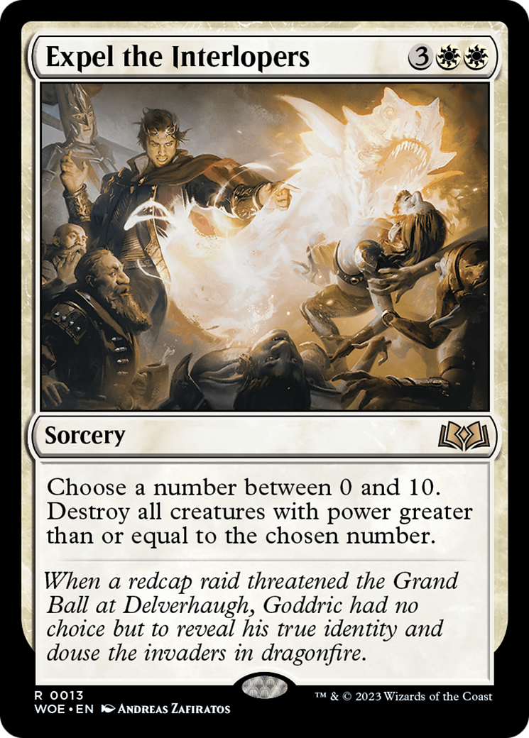 Expel the Interlopers (WOE-013) [Wilds of Eldraine] Foil