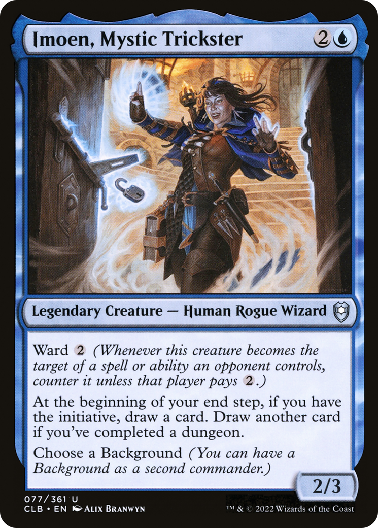 Imoen, Mystic Trickster (CLB-077) [Commander Legends: Battle for Baldur's Gate]