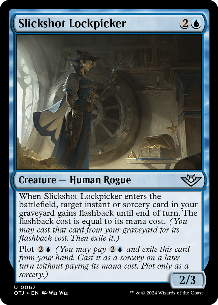 Slickshot Lockpicker (OTJ-067) [Outlaws of Thunder Junction]