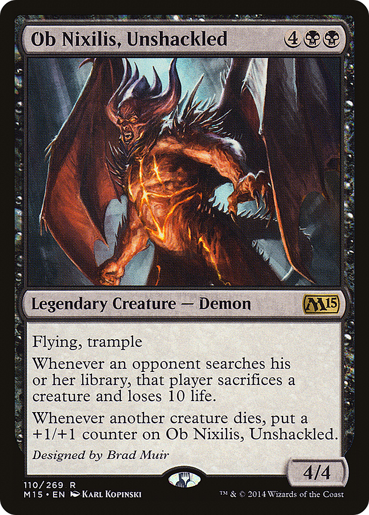 Ob Nixilis, Unshackled (M15-110) [Magic 2015]