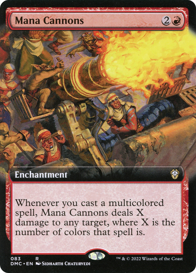 Mana Cannons (Extended Art) (DMC-083) [Dominaria United Commander]