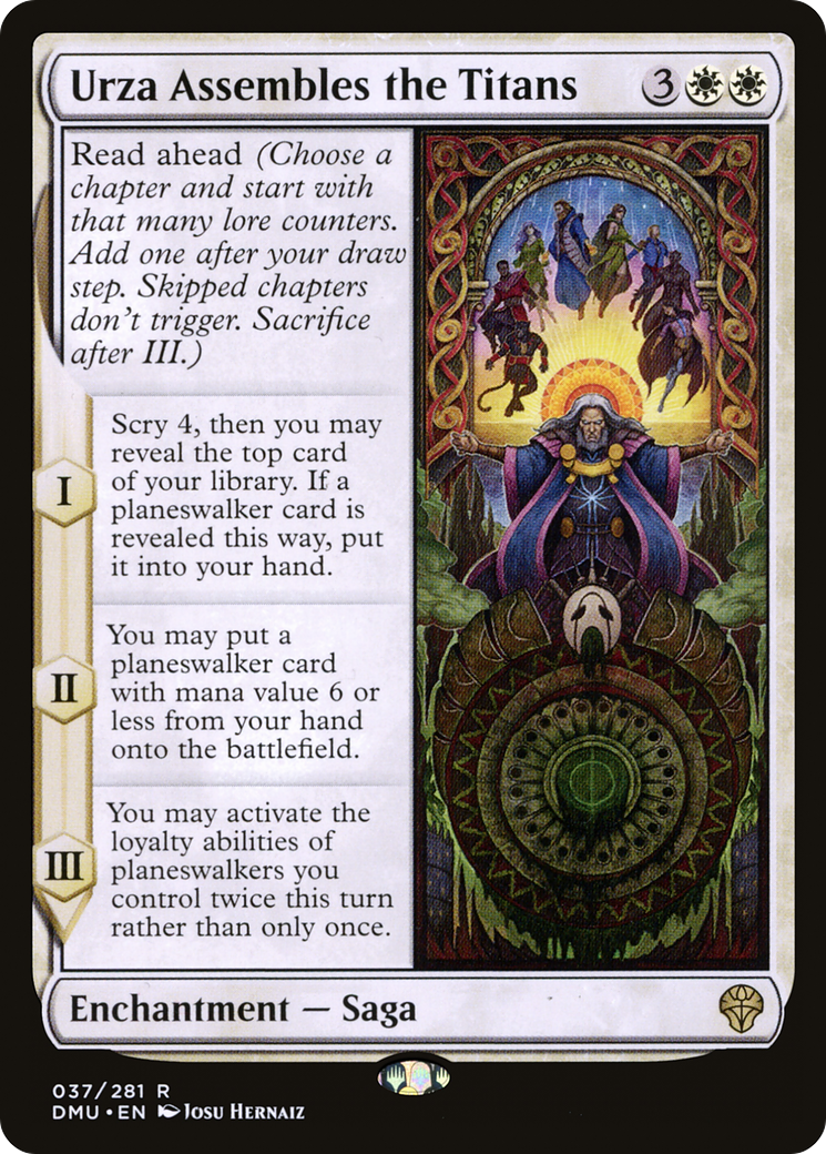 Urza Assembles the Titans (DMU-037) [Dominaria United]