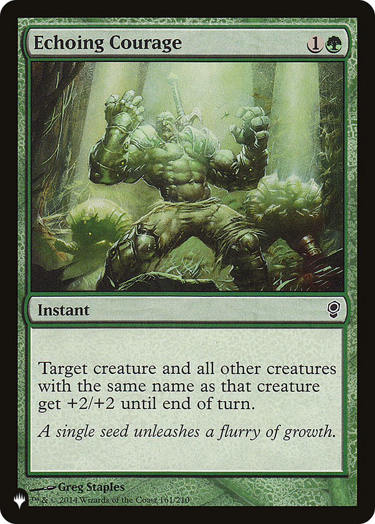 Echoing Courage (LIST-CNS-161) [The List]